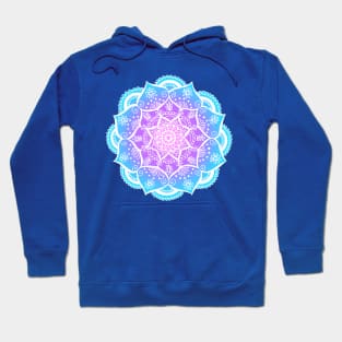 Pastel Vibes Flower Mandala Hoodie